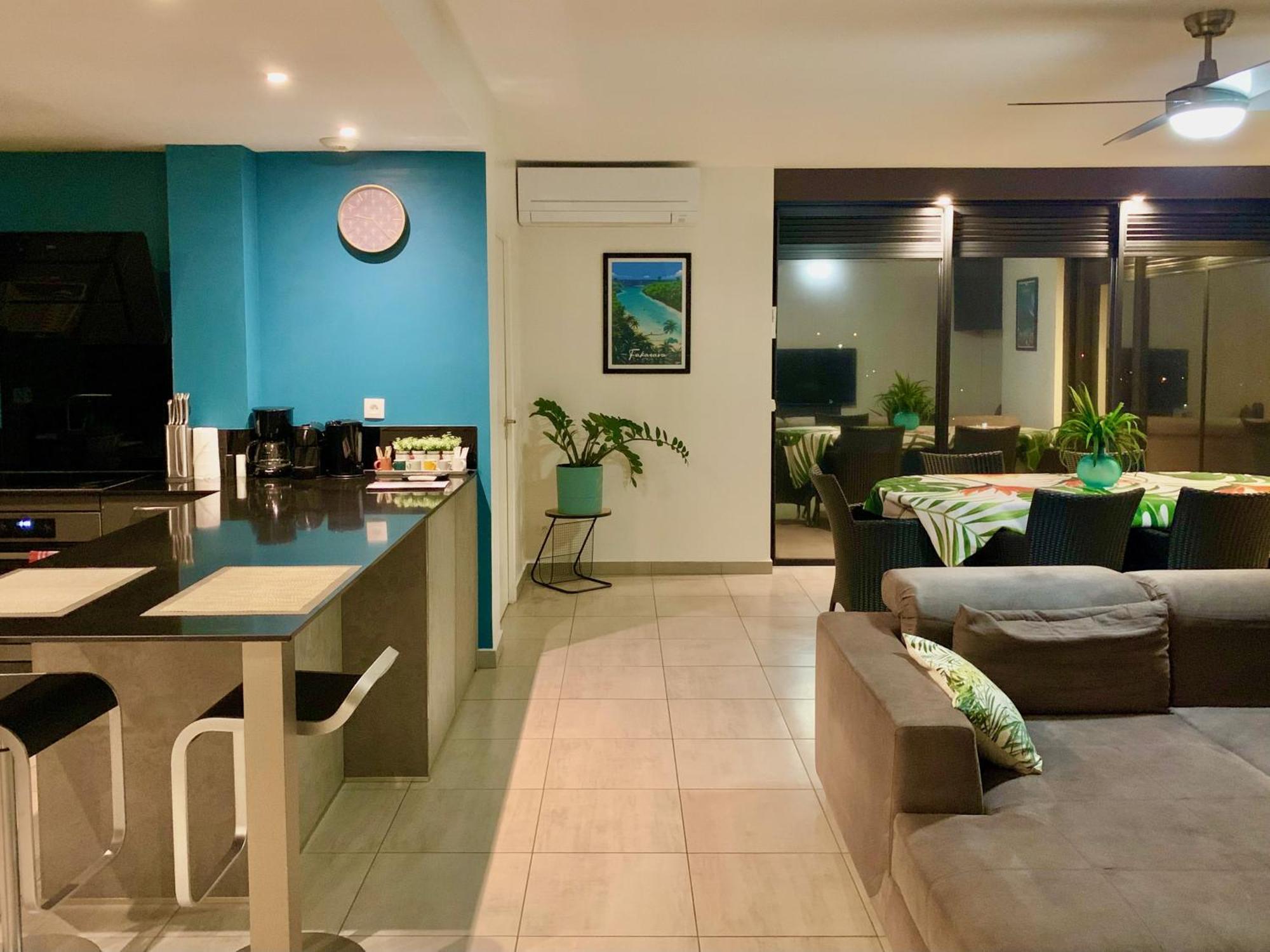 Kaili Ocean View Luxury 2Br Ac Throughout Fiber Wifi & Pool Διαμέρισμα Παπεέτε Εξωτερικό φωτογραφία